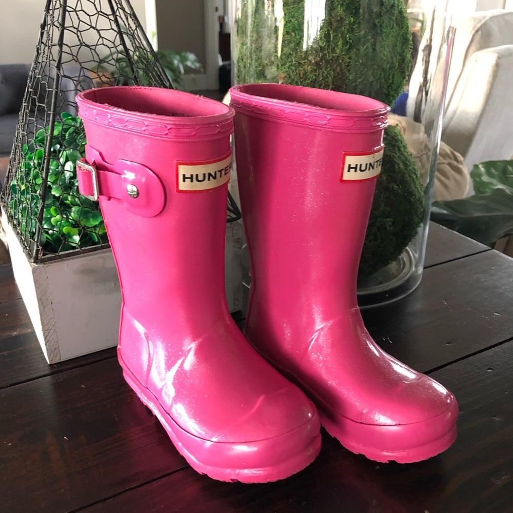 Toddler Hunter sparkle boots, T7